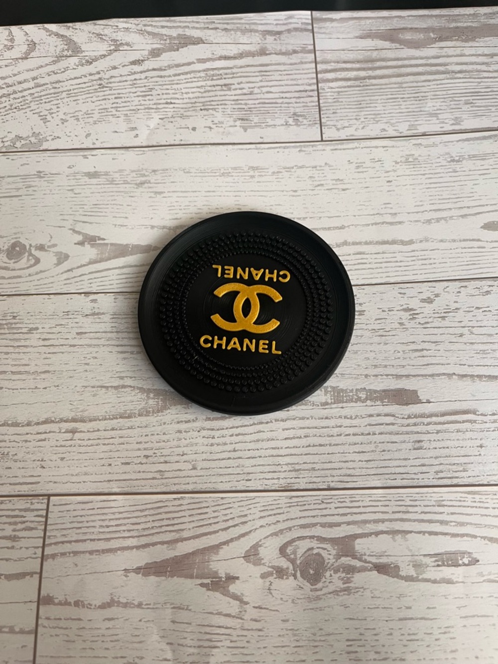 Double C Black & Gold Round Logo make up brush cleaner - Set of 2